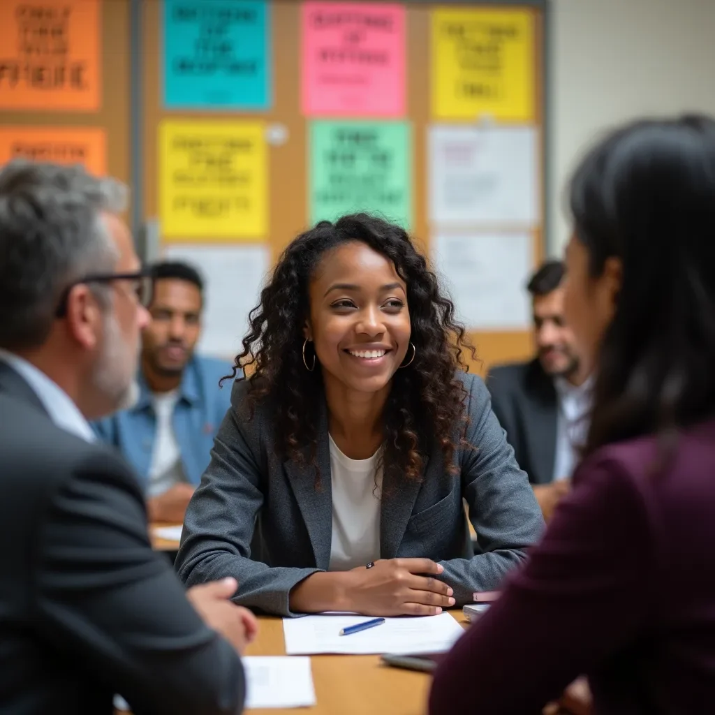 Modern office environment